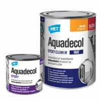 HET Aquadecol Epoxy Clear M 0,65kg matný epoxidový lak (1) + tužidlo 0,15kg (2)