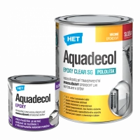 HET Aquadecol Epoxy Clear SG 0,55kg polomatný epoxidový lak (1) + tužidlo 0,15kg (2)