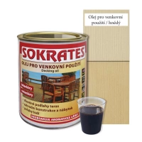 Sokrates Olej pro venkovní použití 0,6l natural, hnedý (Decking oil)