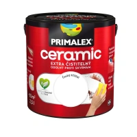 Primalex Ceramic bílá, český křišťál 2,5l omyvatelná malířská barva