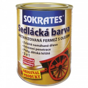 SOKRATES Sedlácká barva 0830 červená cihlová 0,7kg