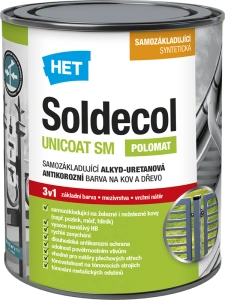 HET Soldecol Unicoat SM 3v1 1000 bílý 0,75l email polomat