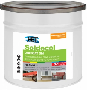 HET Soldecol Unicoat SM 3v1 1000 bílý 5l email polomat