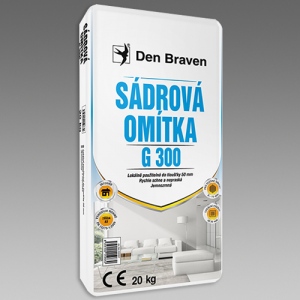 Den Braven Sádrová omítka jemná 20kg G300