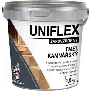 Kamnářský tmel žáruvzdorný 1,8kg Uniflex BAL