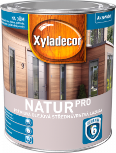 Xyladecor Natur Pro 0,75l středněvrstvá olejová lazura