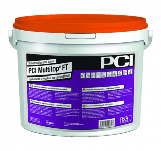 PCI Multitop FT 15l silikátová fasádní barva bílá