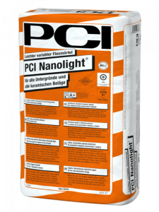 PCI Nanolight White 15kg bílé nanostrukturální vylehčené lepidlo