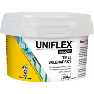 Sklenářský tmel 0,5kg Uniflex