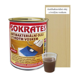 Sokrates Olej antibakteriální s tvrdým voskem 0,6l