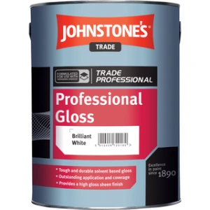 Johnstones Professional Gloss Brillant white, bílá 5l