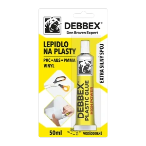 Den Braven Plastic Glue 50ml lepidlo na plasty Debbex