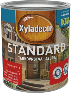 Xyladecor Standard 2,5l tenkovrstvá lazura