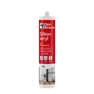 Den Braven silikon akryl tmel transparent 280ml