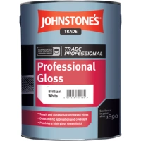 Johnstones Professional Gloss Brillant white, bílá 5l