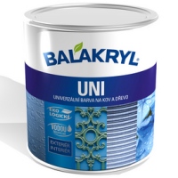 BALAKRYL UNI MAT 0100 bílá 0,7kg+20% univerzální barva na kov a dřevo
