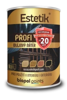 Estetik Profi 20 olejový nátěr Dub 0,8l lazura